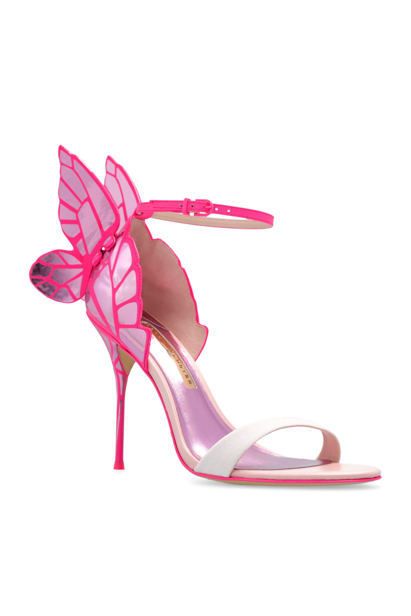 Pink Chiara heeled sandals Sophia Webster Vitkac Italy